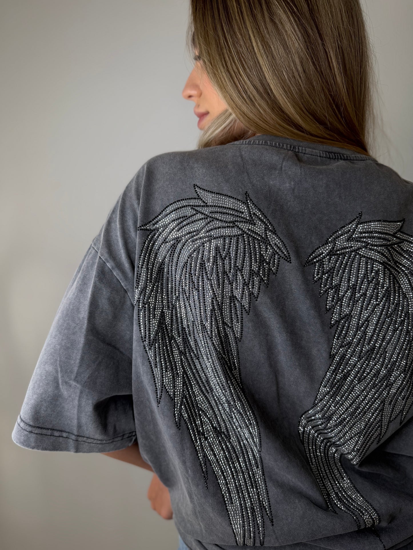 T-shirt Over Angel Wings