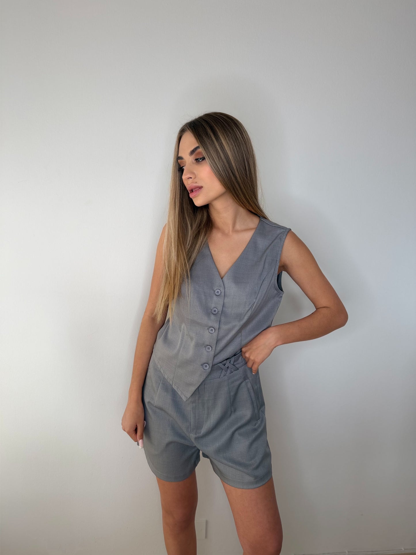 Completo Elegance Estate – Gilet & Shorts