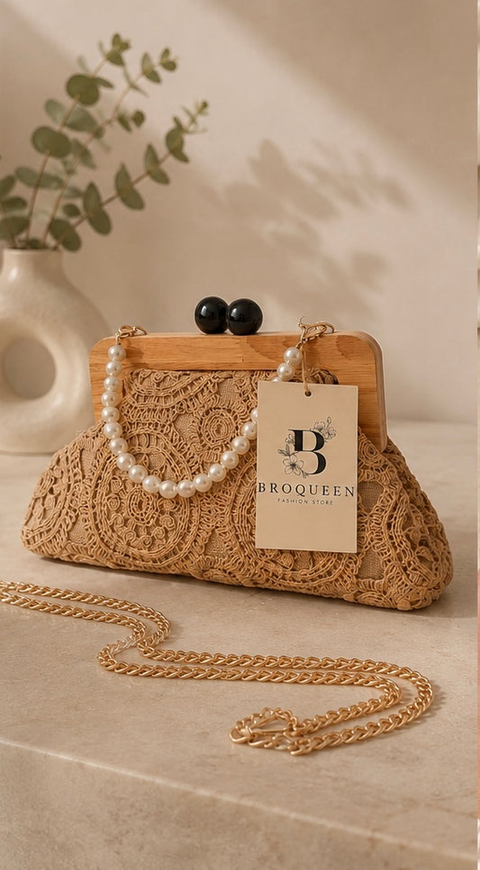 Clutch Pearl Beige