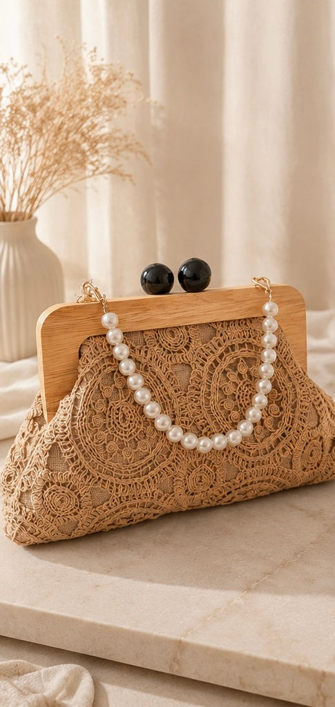 Clutch Pearl Beige