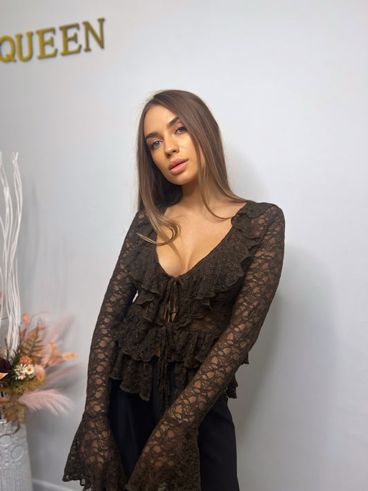 Blusa in Pizzo Regina