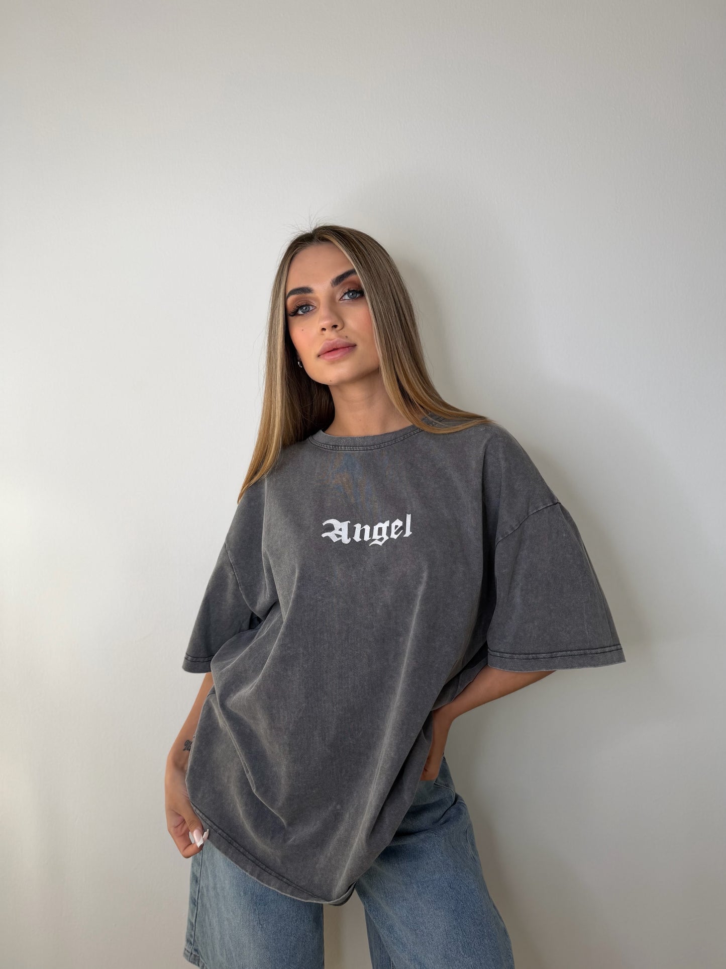 T-shirt Over Angel Wings