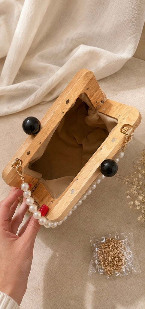 Clutch Pearl Beige