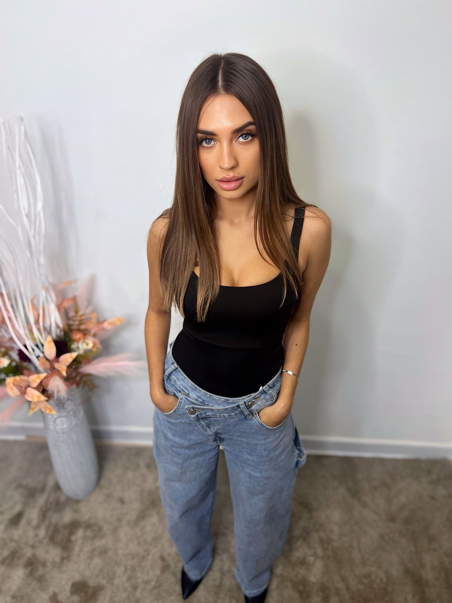 Jeans Gamba Larga - Vita incorociata