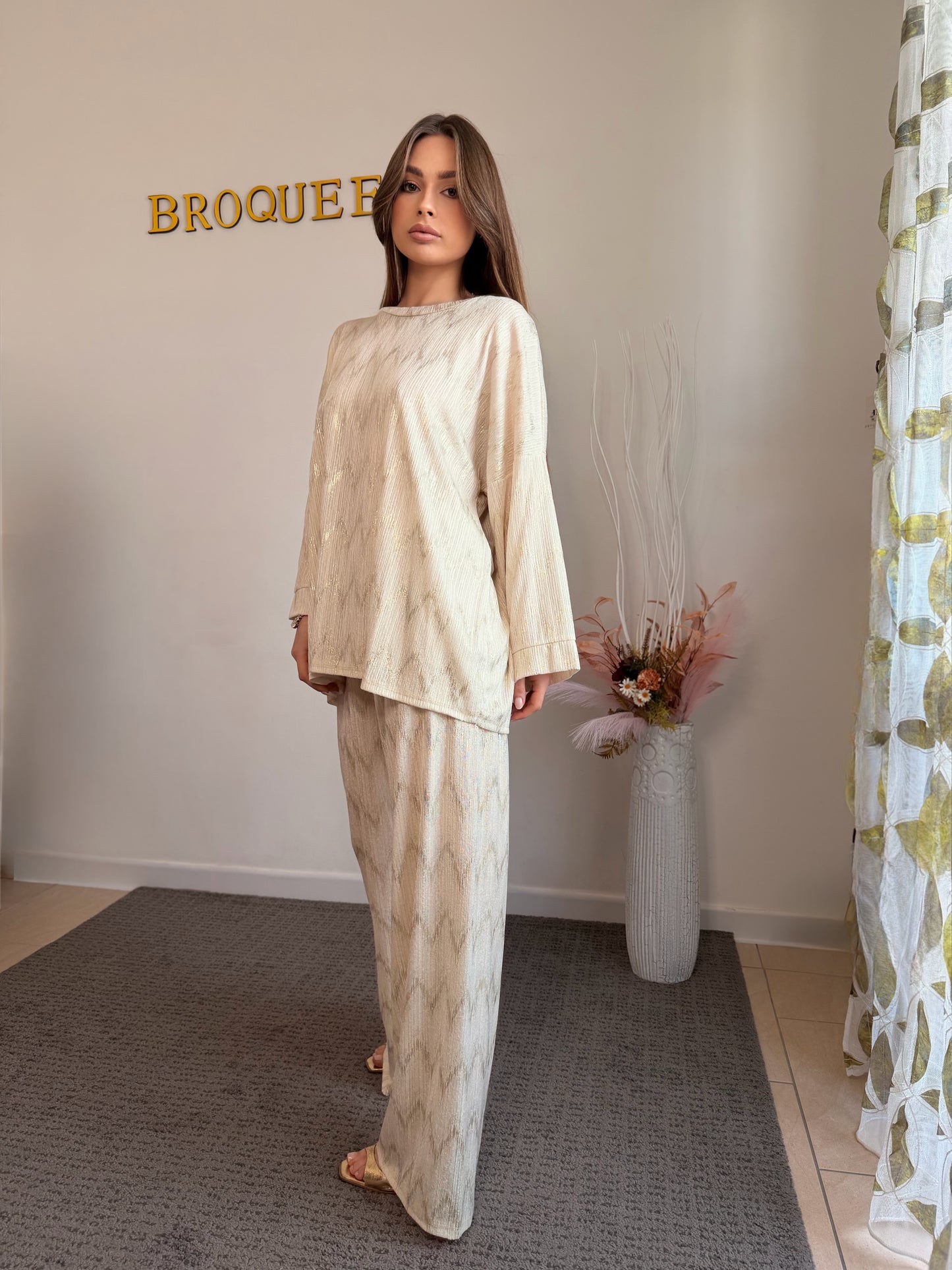 Coordinato Soft Luxury – Set Maglia & Pantalone